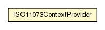Package class diagram package ISO11073ContextProvider