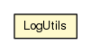 Package class diagram package LogUtils
