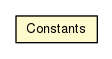 Package class diagram package Constants