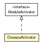 Package class diagram package DiseaseActivator
