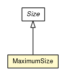 Package class diagram package MaximumSize