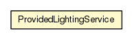 Package class diagram package ProvidedLightingService