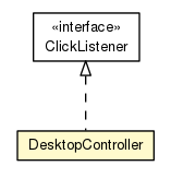 Package class diagram package DesktopController