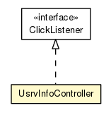 Package class diagram package UsrvInfoController