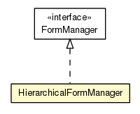 Package class diagram package HierarchicalFormManager